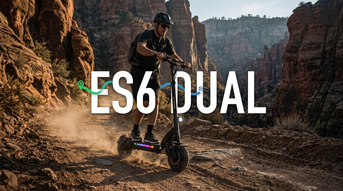 What Makes the ECOROAD ES6 a Powerful Dual-Motor Electric Scooter?