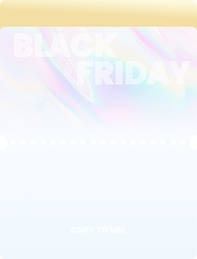 Black Friday coupon artwork