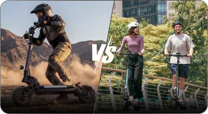 ES6 Dual Electric Scooter VS ES6 Electric Scooter